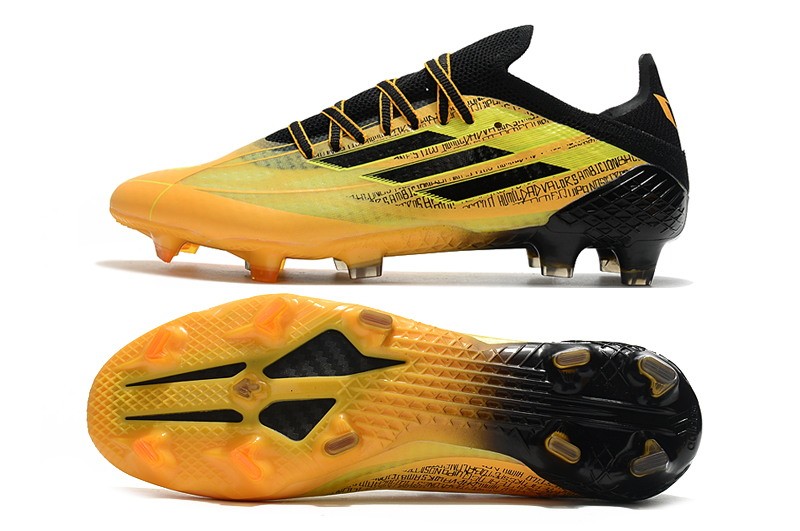 Adidas X SpeedFlow .1 Messi FG 'Mi Historia' - Gold/Black/Yellow