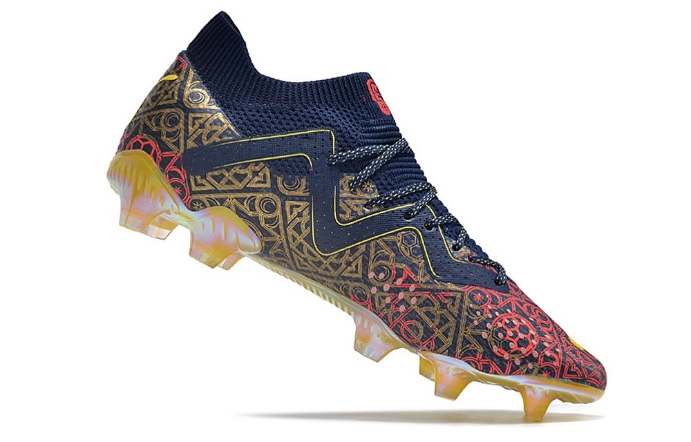 Puma Future Ultimate FG/AG Dream Factory Soccer Cleats - Persian Blue/Fire Orchid/Gold