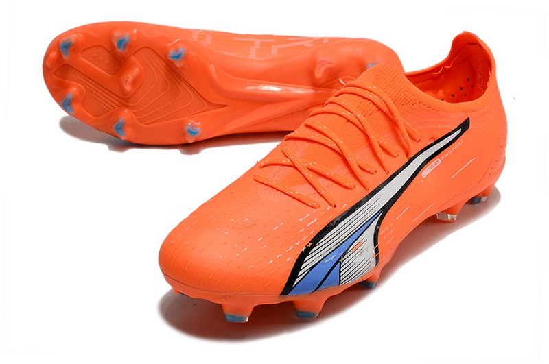 Puma Ultra Ultimate FG/AG Soccer Cleats Supercharge - Orange/White/Blue