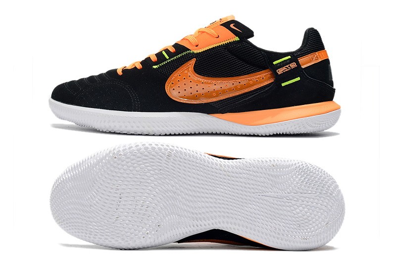 Nike Streetgato IC - Black/Total Orange/Volt