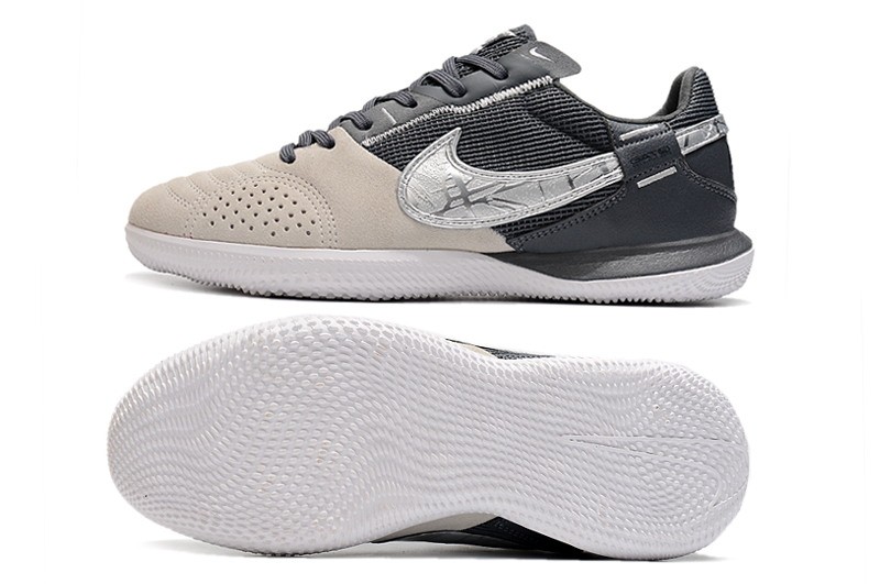 Nike Streetgato IC - Dark Grey/White/Silver