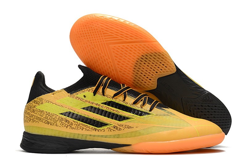 Adidas X SpeedFlow .1 Messi IC 'Mi Historia' - Gold/Black/Yellow