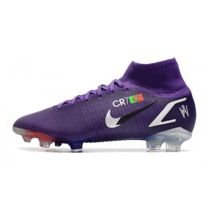 Nike Mercurial Superfly 8 CR7 Elite FG  Freestyle - Purple / Red