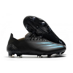 Adidas X Ghosted.1 FG - Core Black / Blue