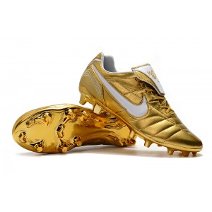 Nike Limited Edition Tiempo Legend VII R10 Ronaldinho Elite FG - Golden