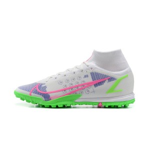 Nike Mercurial Superfly 8 TF - White / Pink / Purple / Volt