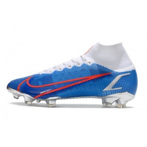 Nike Mercurial Superfly 8 Elite FG - Blue/Red/Silver