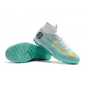 Nike SuperflyX CR7 Chapter 6 Special Edition TF - Green / Gold / White