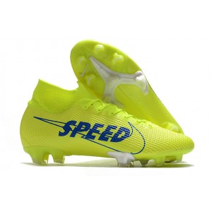 Nike Mercurial Superfly 7 Elite Speed FG - Yellow /Blue
