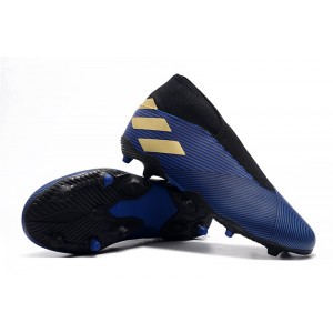 Adidas Nemeziz 19.3 FG Inner Game Laceless - Blue / Gold / Black