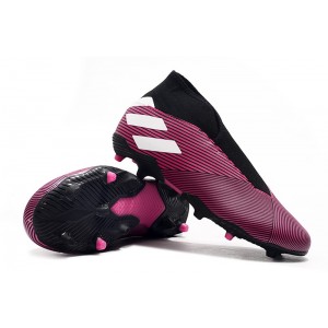 Adidas Nemeziz 19.3 Laceless FG Hard Wired - Shock Pink / Black / White