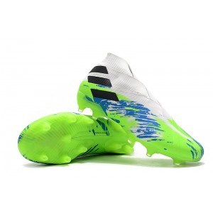 Adidas Nemeziz 19+ FG Q1 2020 - White / Black / Blue / Lime Green