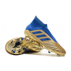 Adidas Predator 19+ FG Input Code - Gold Metallic / Blue