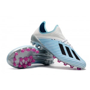 Adidas X 19.1 AG - Light Blue / White / Pink / Black