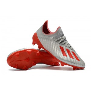 Adidas X 19.1 FG 302 Redirect Pack - Silver Metallic / Hi-res Red / Footwear White
