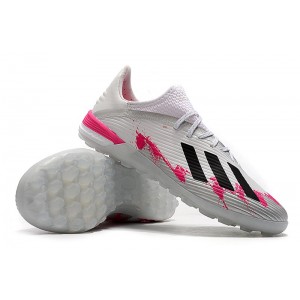 Adidas X 19.1 TF White Pack - White / Black / Pink