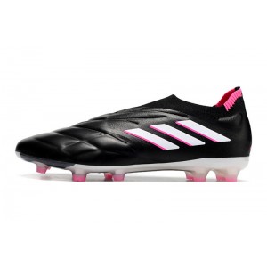 Adidas Copa Pure+ FG Soccer Cleats - Black/Pink/White