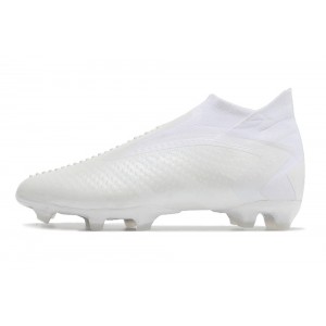 Adidas Predator Accuracy+ Laceles FG Pearlized Pack - White