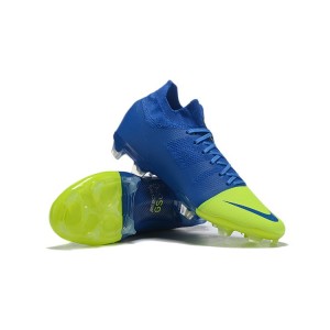Nike Mercurial Superfly VI Elite FG GS 360 - Blue / Solar Yellow / Blue
