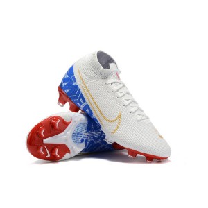 Nike Mercurial Superfly VII Elite FG - White / Blue / Red / Gold