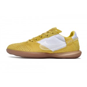 Nike Streetgato IC Indoor Soccer Shoes - Saturn Gold/Brown/White