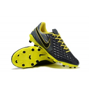 Nike Tiempo Legend VIII DF FG Game Over - Dark Grey / Black / Yellow