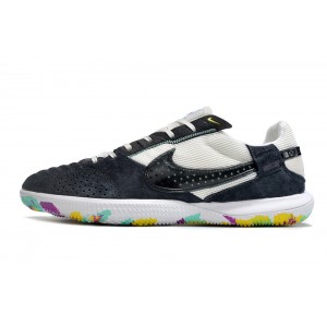 Nike Streetgato IC Indoor Soccer Shoes - Black/White/Multi-Color