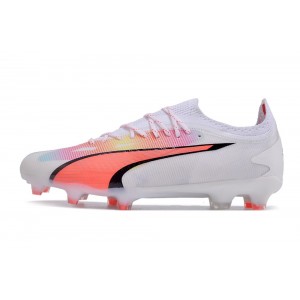 Puma Ultra Ultimate FG/AG Breakthrough Pack - White/Red/Fire Orchid