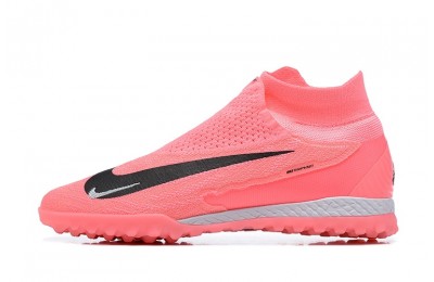 Nike Phantom GX Elite High-Top TF Soccer Cleats - Pink/Black
