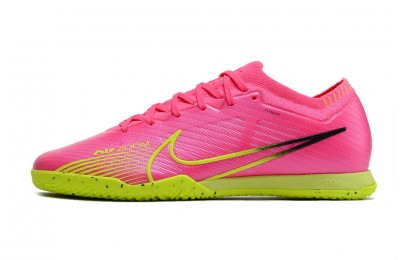 Nike Zoom Mercurial Vapor 15 IC Indoor Soccer Cleats - Volt/Pink