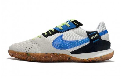 Nike Streetgato IC - White/Lite Photo Blue/Black/Lime Glow