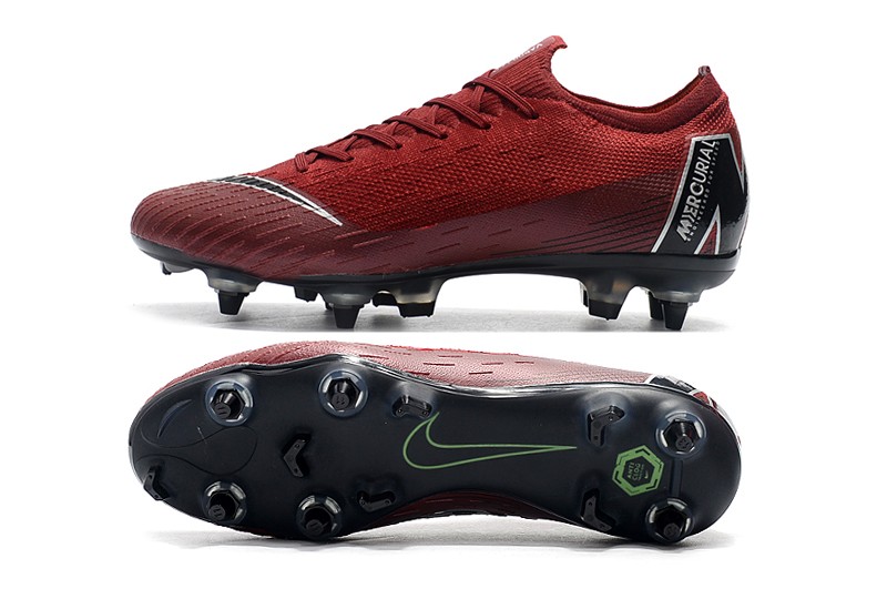 aloud compliance As Browse The Best Nike Mercurial Vapor XII 360 Elite SG Soccer Cleats - Dark  Red Black Silver